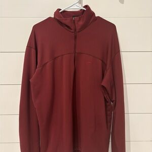 Patagonia Men's 1/4 Zip Sweater - Burgundy